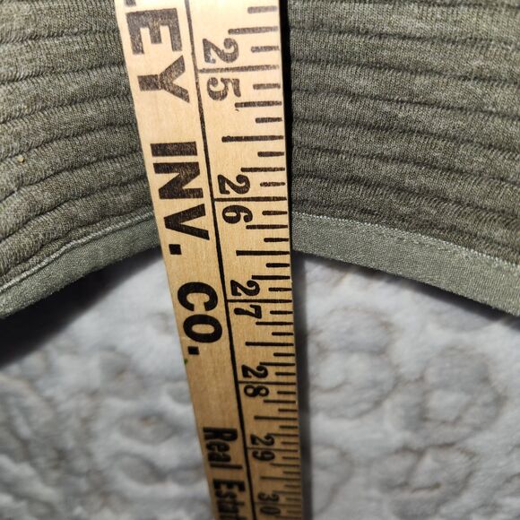 Gerry Men's Olive Green 1/4 button down mock neck pullover Outdoors Size Large - Picture 3 of 8